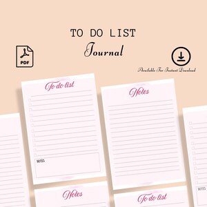 To do list printable to do list bundle to do list planner page productivity pages to do list template big happy planner daily schedule pdf