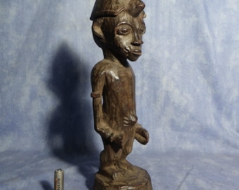 SENOUFO Tugubélé-Statue, 32 cm, Elfenbeinküste, AFRICANTIC Arts Premiers Noire Africa, alte afrikanische Stammeskunst-Skulptur, afrikanische Statuette