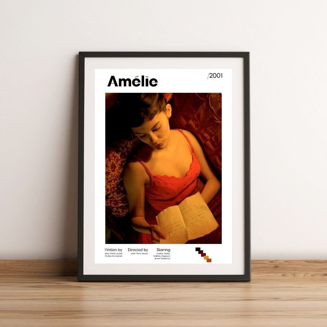 Amelie Movie Poster Amelie Print Amelie Wall Decor Amelie Print
