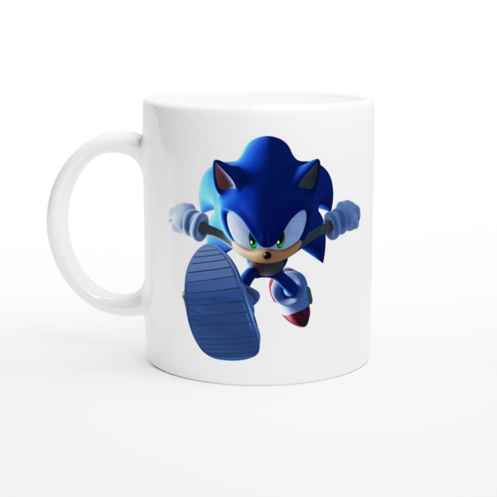 Tasse,Sonic Scooter Design Tasses en céramique Tasses à thé pour le bureau  et la maison,Bleu[123]