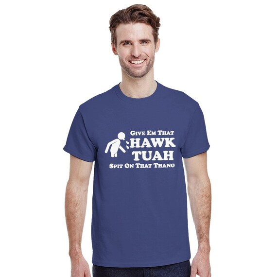Hawk Tuah Unisex Crewneck T shirt Gildan 5000 Etsy Canada