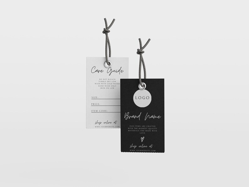 Editable Hang Tag Template Printable Price Tag Modern - Etsy Canada
