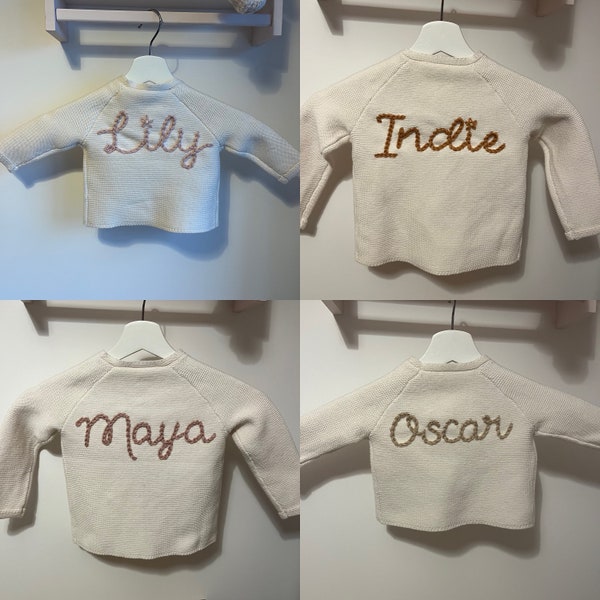 Personalised Knitted Cardigans