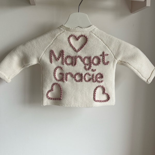 Personalised Knitted Cardigans