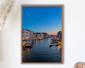 Venedig Großartiger Kanal Druck, Venedig Druck, Venedig Italien Druck, Venedig Fotografie Druck, Venedig Digitaldruck, Großartiger Kanal Druck