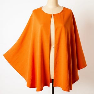 Long Cape PDF Sewing Pattern – 9 Sizes, Poncho Coat Cardigan (Pattern Only)