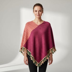 Easy Rectangle Poncho sewing PDF – Pattern Only