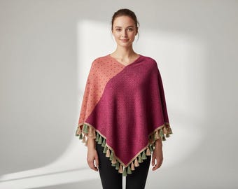 Easy Rectangle Poncho sewing PDF – Pattern Only