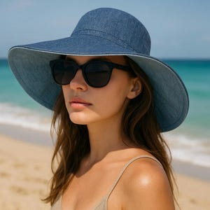 Patrón PDF para sombrero de sol de ala ancha – Imprimible en A4 (solo patrón)