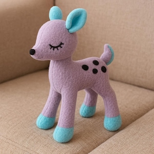 Bambi Sewing Pattern: Baby Deer Stuffed Toy (PDF Pattern)