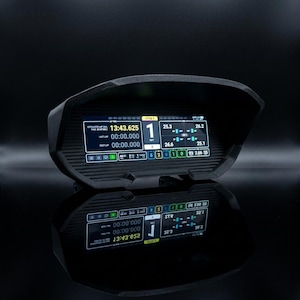 Vocore 7.8” Touchscreen Sim Racing Dashboard 3D Printed Case With Carbon Fibre Faceplate