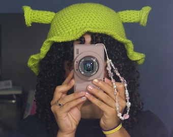 PATTERN shrek inspired crochet bucket hat