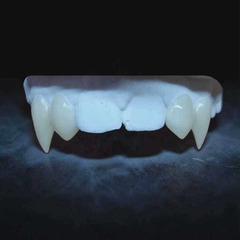 Custom Dental Acrylic Vampire Fangs - Handmade, No Glue Needed! - Etsy
