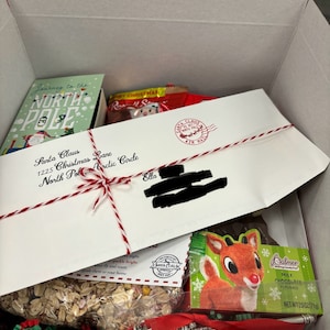 2024 Christmas Eve Box for Kids from Santa, Filled Christmas Eve Box, Special Delivery Santa Package, Letter from Santa and Envelope Mailed