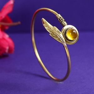 Yellow Jade Bracelet, Jade Gemstone Bracelet,Jade Jewelry,
