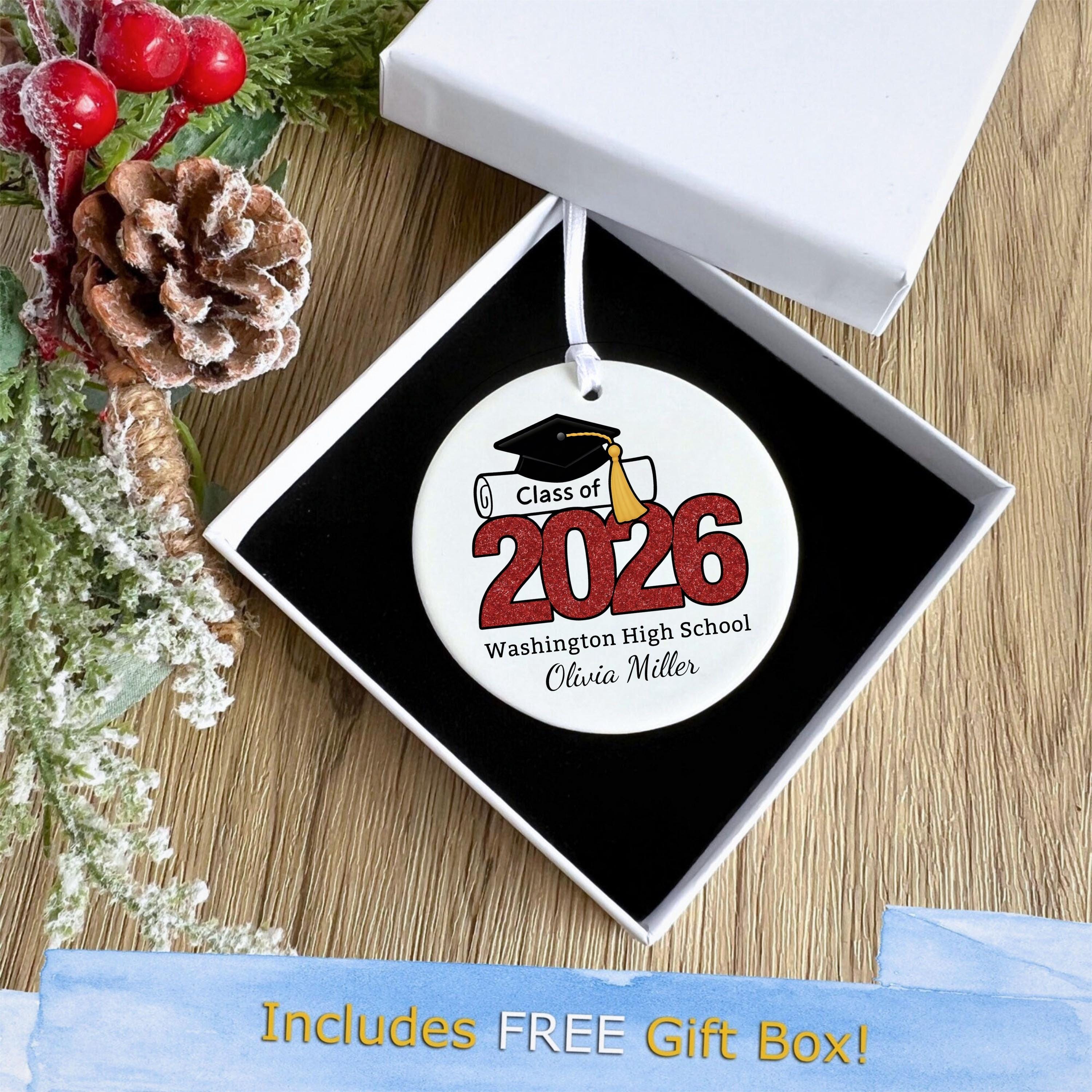 Graduation Ornament 2026 – Personalized Class of 2026 Senior Ornament ...
