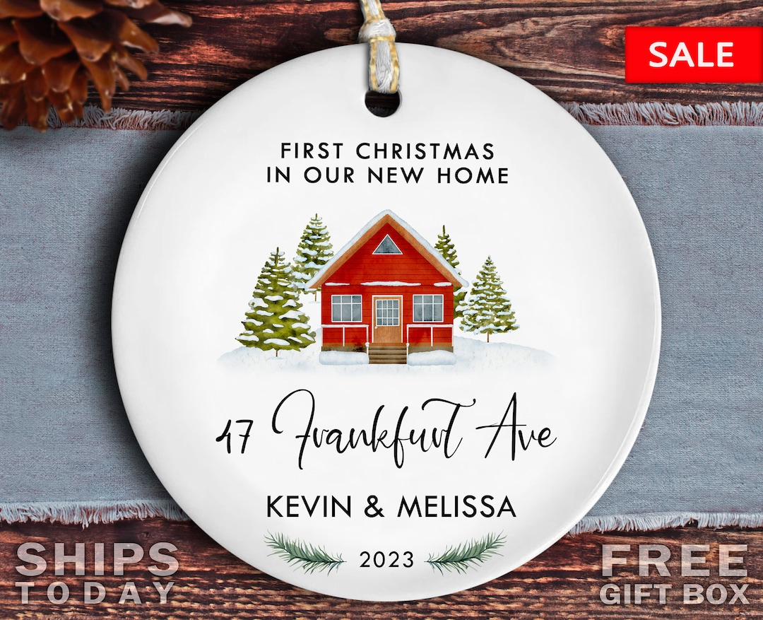 New Home Ornament Personalized New Home Christmas Ornament Custom New ...