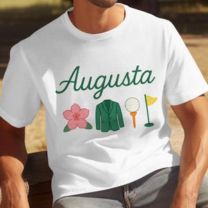 Augusta Golf Shirt – Masters Green Jacket Azalea Golf Tee – Golf Lover Gift – Golf Tournament Fan Shirt – Spring Classic Tribute Tee