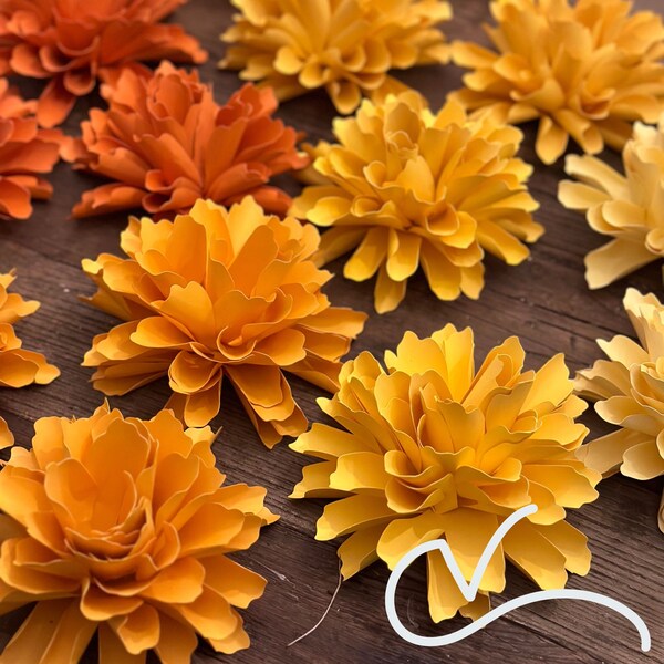 Paper Marigolds