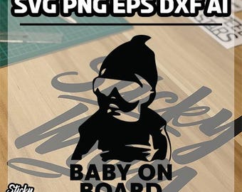 The Hangover Carlos "Baby On Board" SVG, EPS, DXF Files and More!