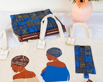 Afro tote bag