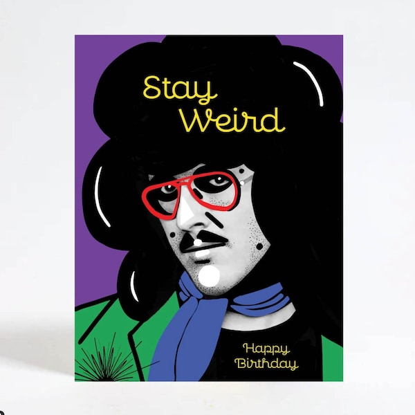 Weird Al Birthday Card - Etsy