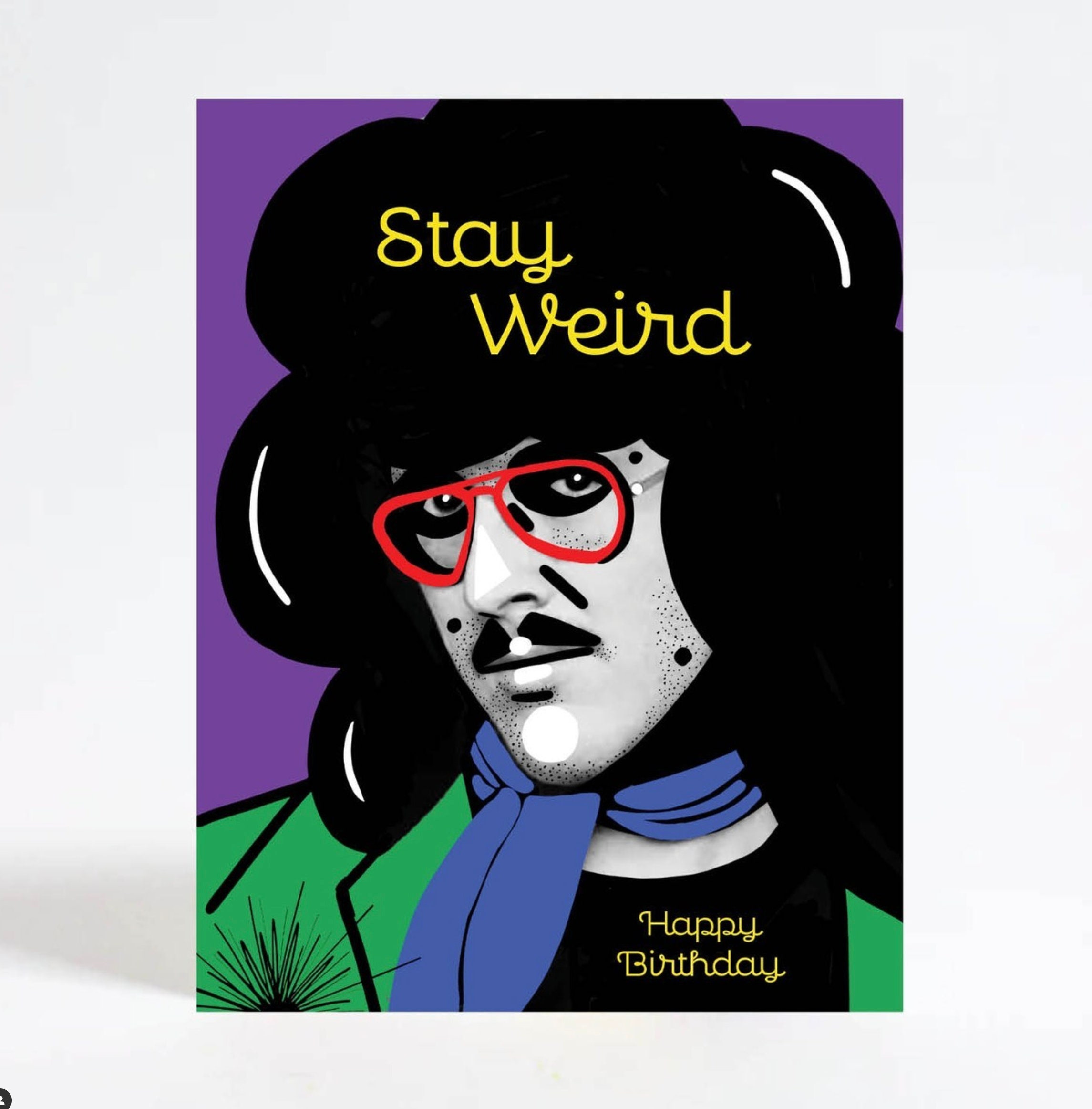 Stay Weird / Weird Al Birthday Card - Etsy
