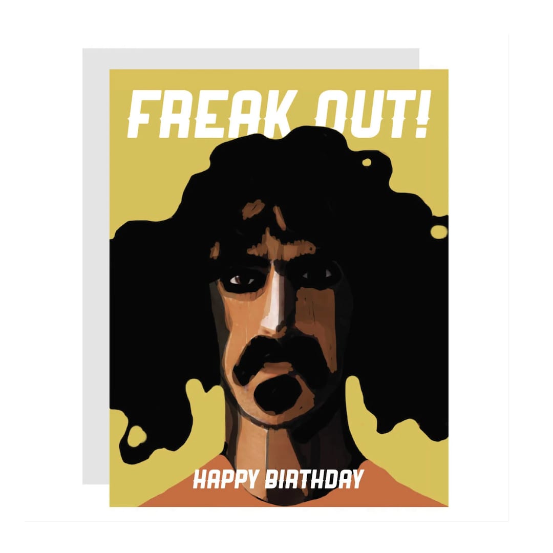 Freak Out! Frank Zappa Birthday - Etsy