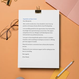 10 plantillas de cartas de jubilación: formato Word editable y profesional para renuncias y despedidas
