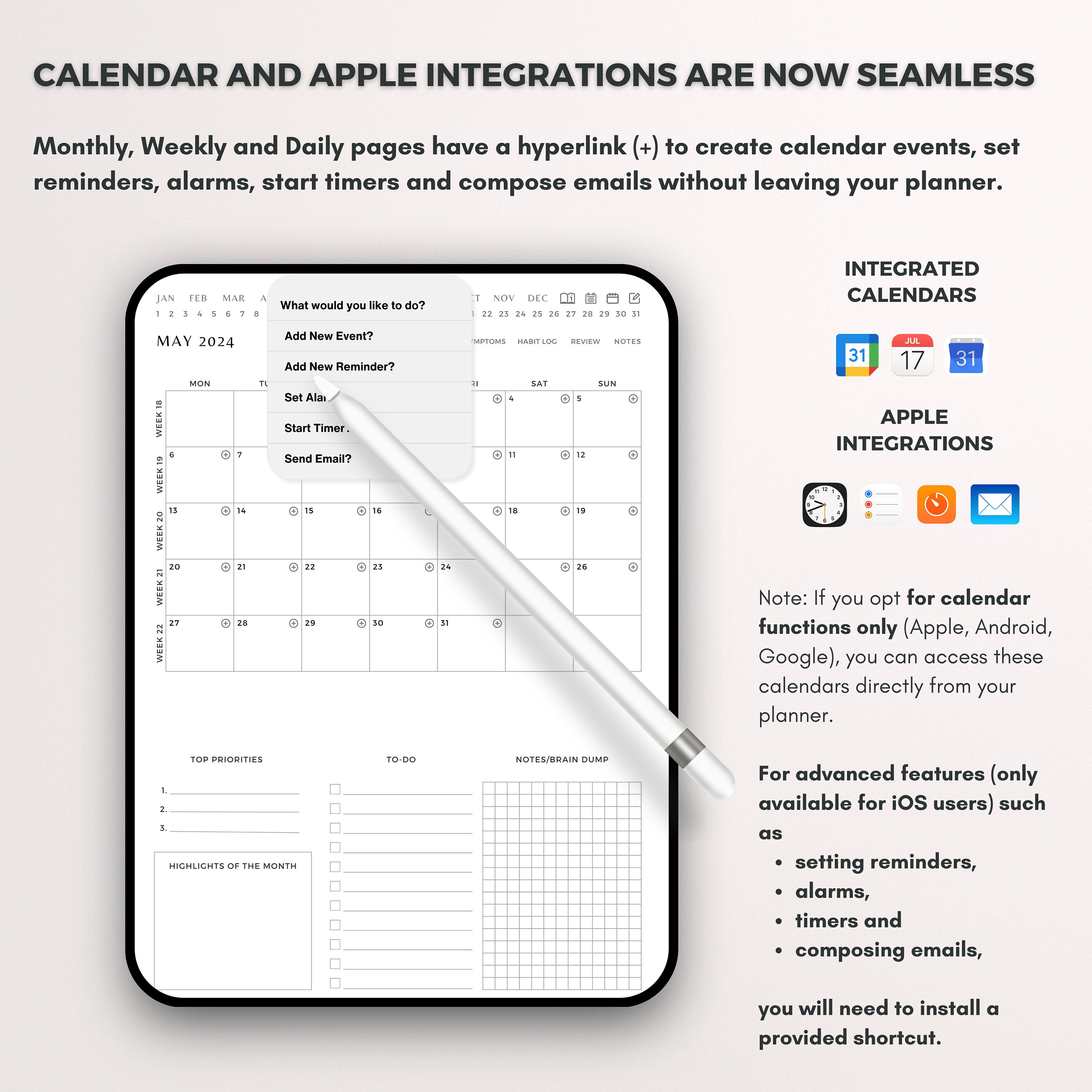 Goodnotes Adhd 2024 Adult Journal Digital Planner Organizer Daily ...