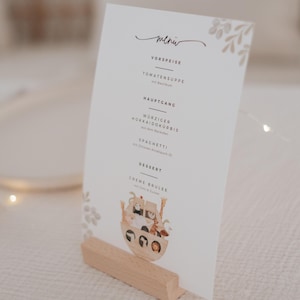 Menukaarten doop Ark van Noach