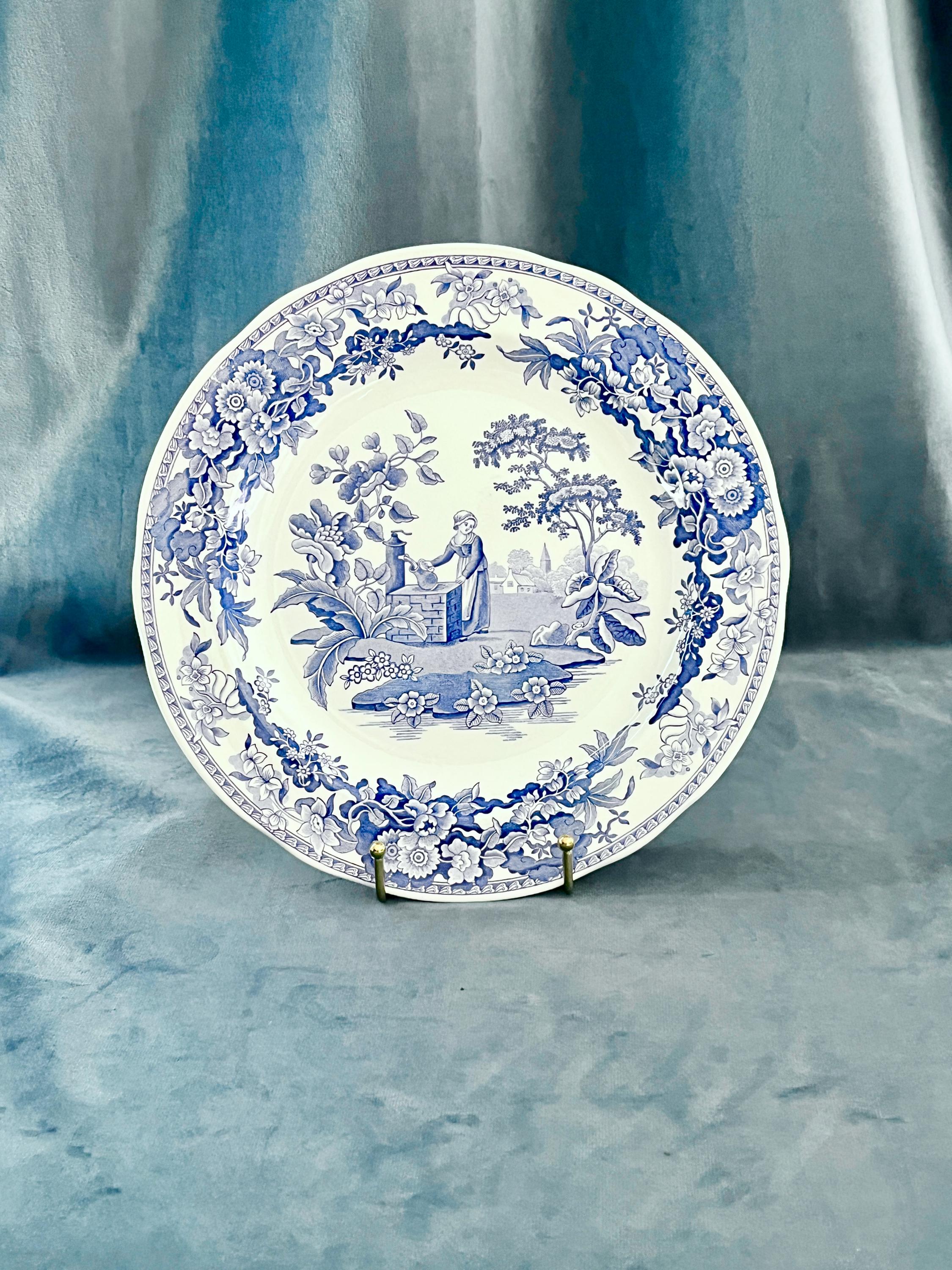 Spode Girl at Well - Etsy