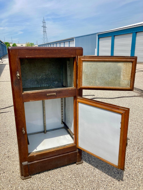 Wonderful Pre-wwi Monarch Antique Ice Box - Etsy