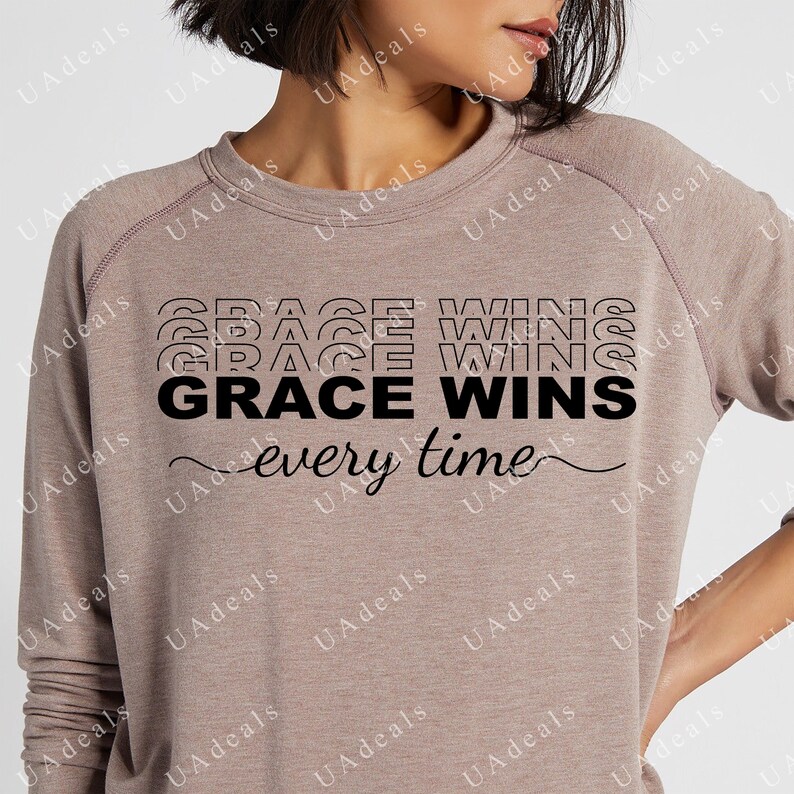 Grace Wins SVG, Christian Quote Design (digital Download) - Etsy