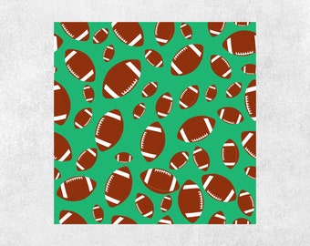 Football Pattern SVG, American Football Print svg, Football Ball Pattern, Seamless Patterns SVG, Ball Seamless Pattern png, Green background