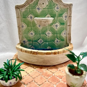 Fountain miniature mosaic Scale 1:12