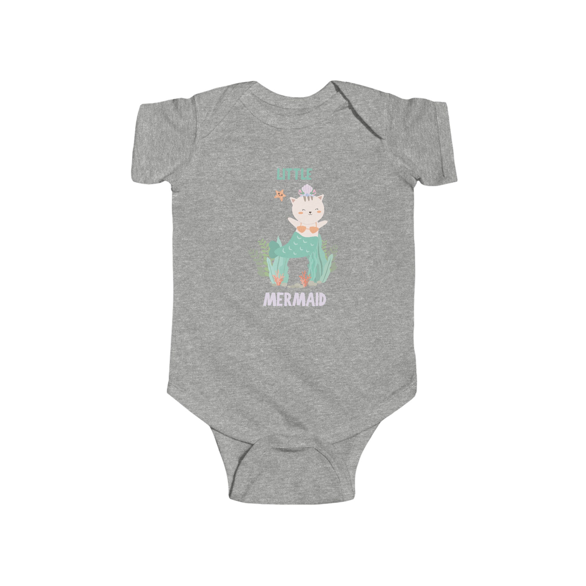 Discover Mermaid Baby Onesie | Infant Onesie Kitty Mermaid