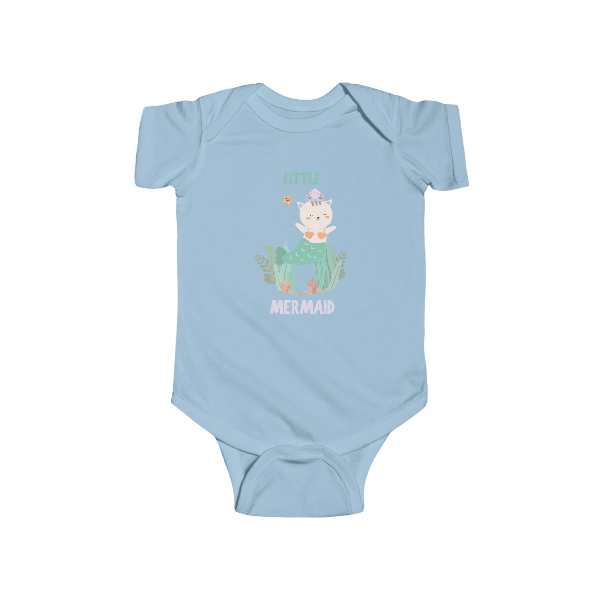 Discover Mermaid Baby Onesie | Infant Onesie Kitty Mermaid