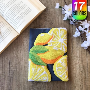 Juicy "Lemon Dream" Paperwhite Hülle - Handgemacht, Lemon Kobo Hülle, frische Kindle Hülle, lebendige E-Reader Tasche, buntes Sommer Buch Geschenk