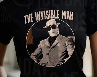 透明人間シャツ：ヴィンテージホラー映画Tシャツ - Etsy 日本