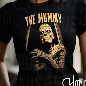 Mummy Shirt, Mummy Gift For Halloween, Mummy T-Shirt For Men, Family Fall Clothing, Spooky Season Boys T-Shirt, Mummy Horror Shirt