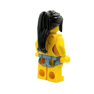 Custom Yellow Minifigure with Details – Original L*GO Parts, Fun Gift, Adult Theme image 3