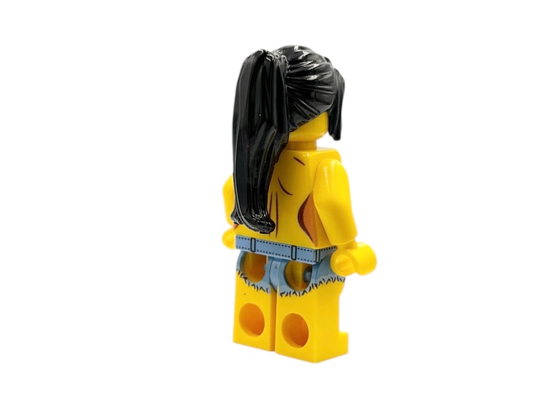 Custom Yellow Minifigure with Details – Original L*GO Parts, Fun Gift, Adult Theme image 3