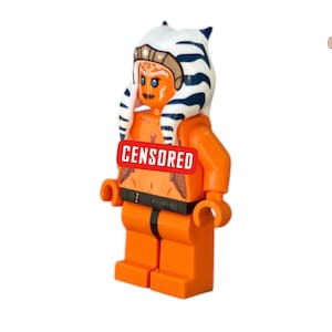Star Wars Ahsoka Tano, Nude Minifigures, Individual Design Printed on
