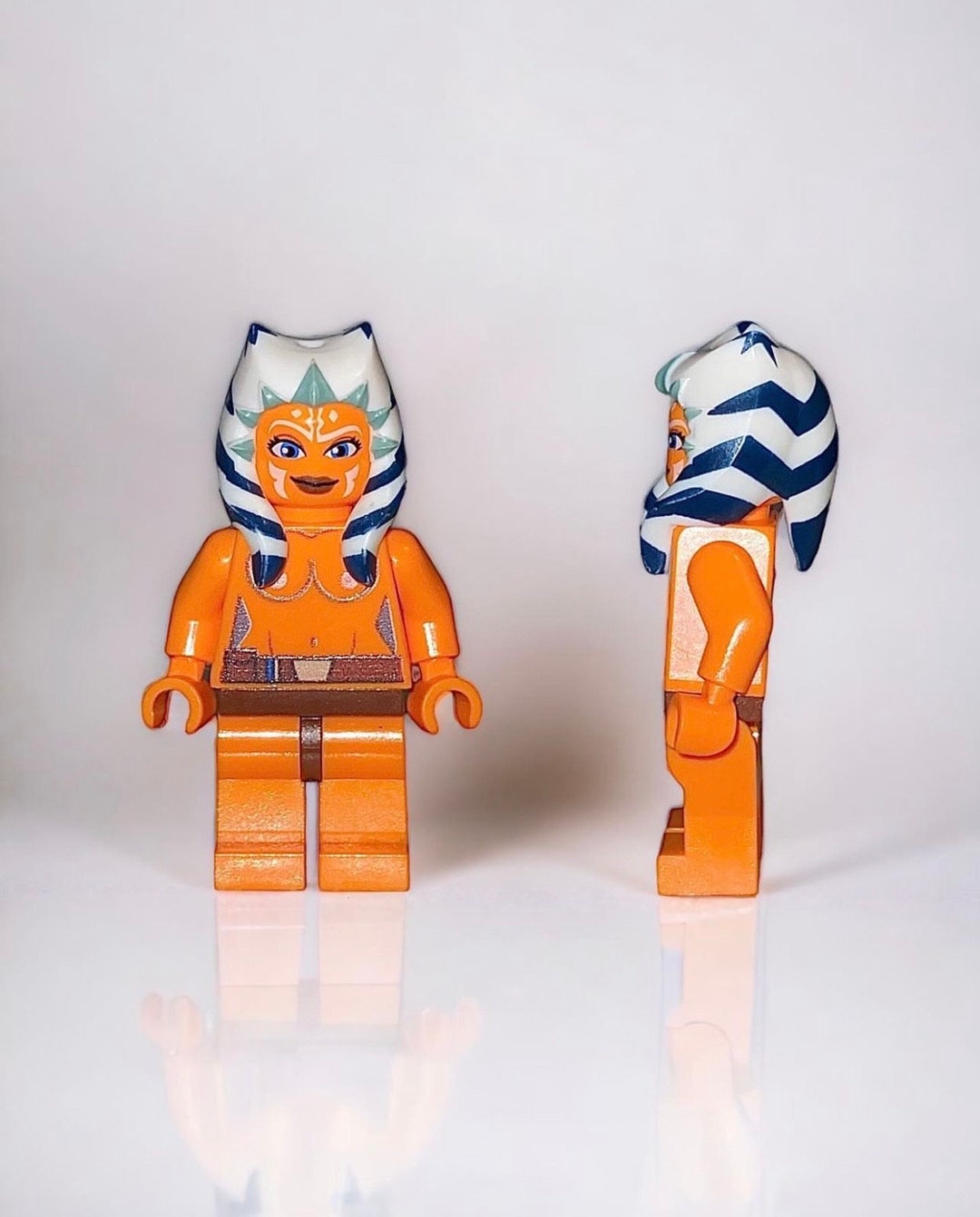 Star Wars Ahsoka Tano, Nude Minifigures, Custom Design on LGO Parts, Space, Disney, Galaxy - Etsy