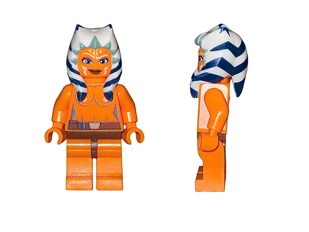Star Wars Ahsoka Tano, nackte Minifiguren, individuelles Design auf LGO