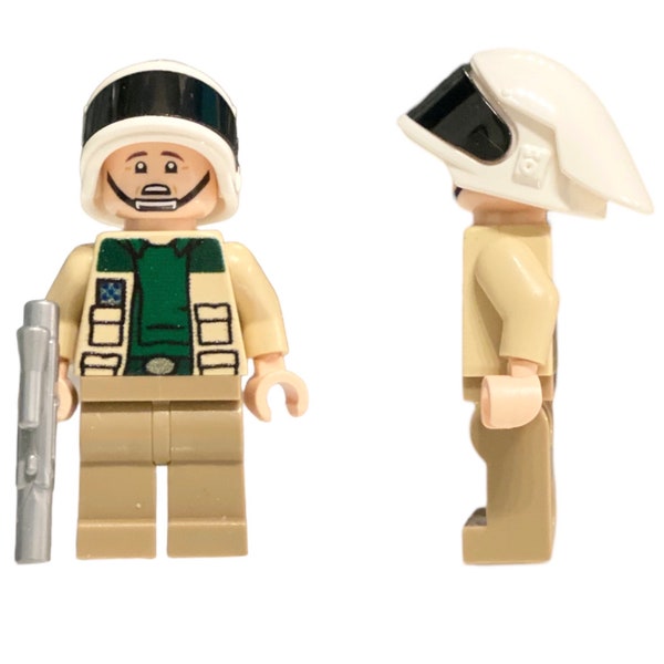 Star Wars Minifigur, Captain Antilles, Rebelle, Weltall, Republik, Helle Seite der Macht, individuelles Design auf L*GO-Teile gedruckt