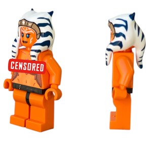 Star Wars Ahsoka Tano, Nude Minifigures, Custom Design on L*GO Parts
