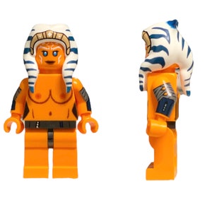 Star Wars Ahsoka Tano, Nude Minifigures, Custom Design on L*GO Parts, Space, Disney, Galaxy