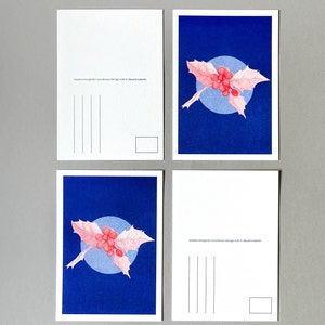Set di 4 cartoline natalizie Riso Print